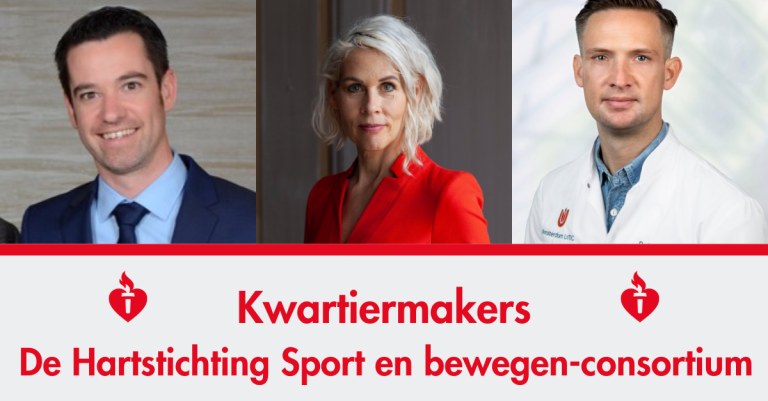 Kwartiermakers Hartstichting consortium Sport en bewegen voor een gezond hart